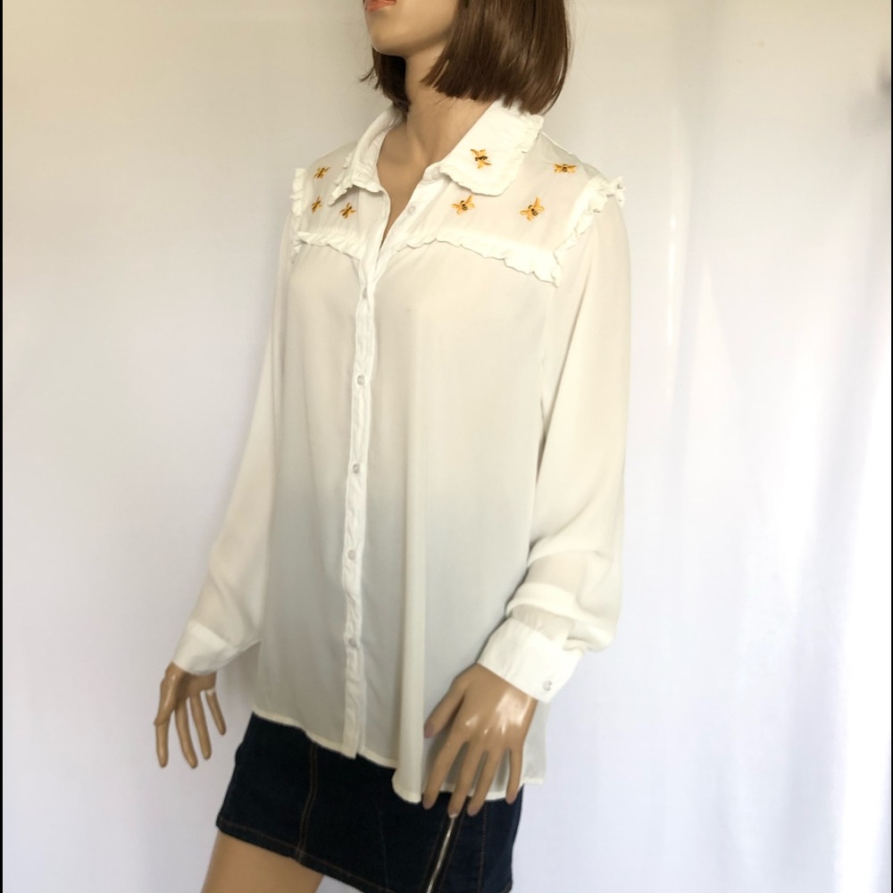 3️⃣PK PLUS SIZE EMBROIDERED BEES 🐝